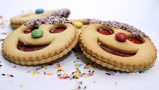 closeup photo of smiley cookies thumbnail