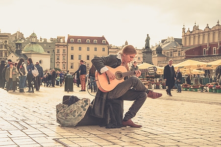 Man Street Musician Guitar City thumbnail