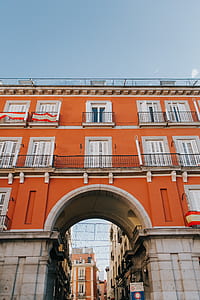 orange and white concrete building thumbnail
