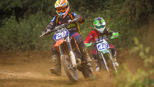 Two Dirt Bikers thumbnail