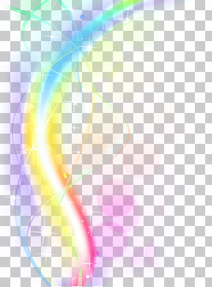 Light Rainbow Euclidean , Beautiful rainbow, multicolored illustration PNG clipart