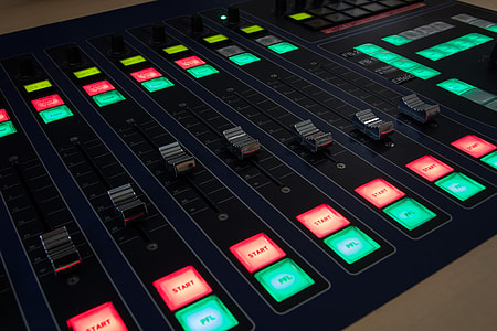black and green audio mixer thumbnail
