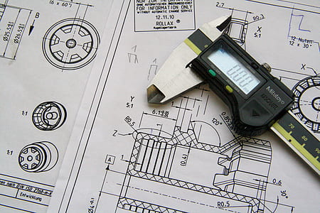 digital caliper on paper document thumbnail