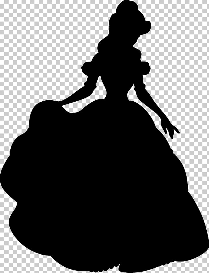 belle beast silhouette disney princess castle princess png clipart