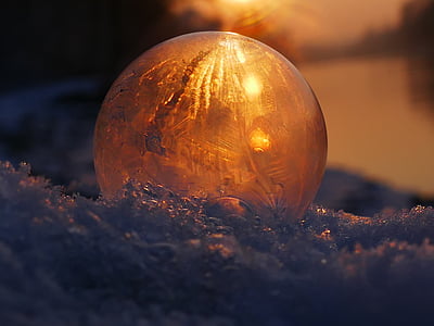 macro photo of round glass ball thumbnail