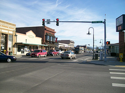 Downtown Ferndale with buildings in Washington thumbnail