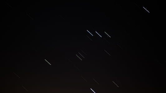 time lapse photography of stars thumbnail