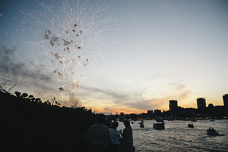Fireworks in town thumbnail
