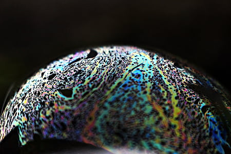 bubble, iridescent, soap bubble, pattern, structure, colorful thumbnail