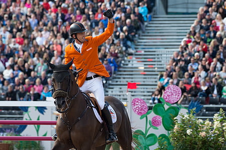 man riding horse thumbnail