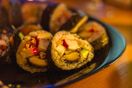 Photo of Pastries on Black Tray thumbnail