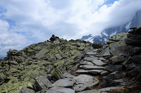pile of rocks on hill thumbnail