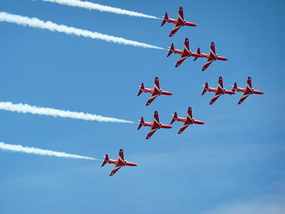 time lapse photography of jet planes thumbnail