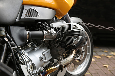grey and black motorcycle engine thumbnail