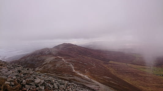 landscape, mountains, nature, sky thumbnail