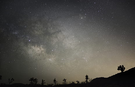 sky, stars, milky way, night thumbnail