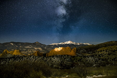 campfire on top of rock formation thumbnail