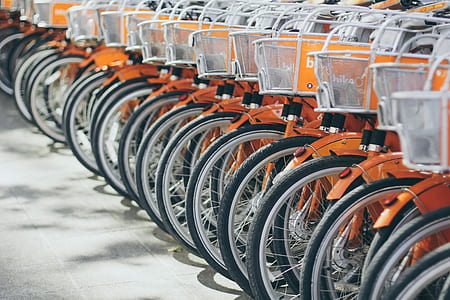 orange city bike parking lot thumbnail