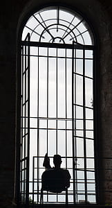 black metal window opened thumbnail