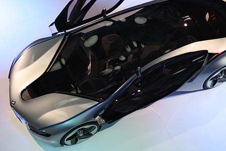 aerial photography of gray BMW i8 coupe thumbnail