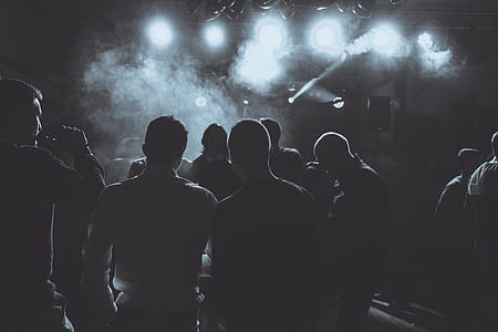 people gathered at party with smoke thumbnail