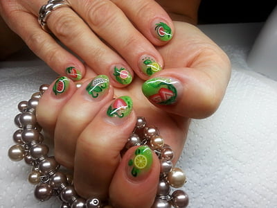 person holding beaded bracelet thumbnail