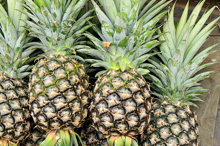 closeup photo of pineapples thumbnail