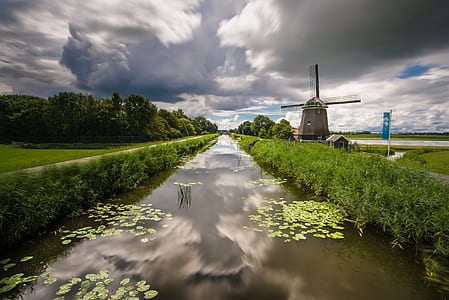 river and windmill thumbnail