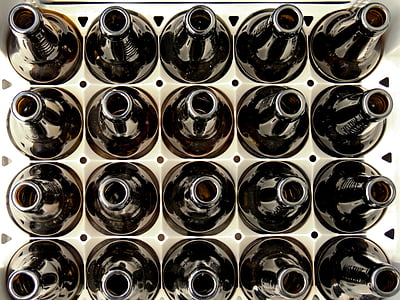 black glass bottle lot thumbnail