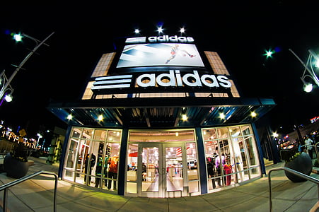 fish eye photography of adidas store facade thumbnail