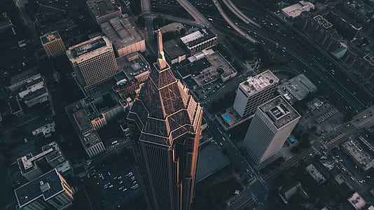 aerial view of high-rise building thumbnail