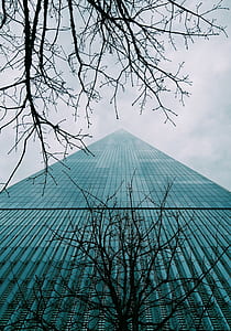 low angle photo of mirror structure thumbnail