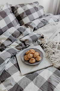 Blue pillows on a carpet thumbnail