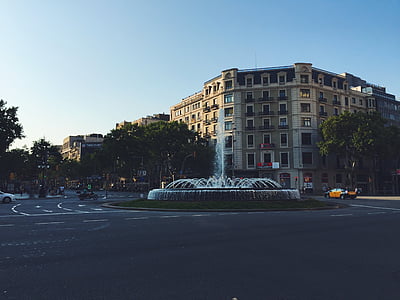 water fountain near building thumbnail