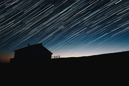 Star Trails over the lone cabin  thumbnail