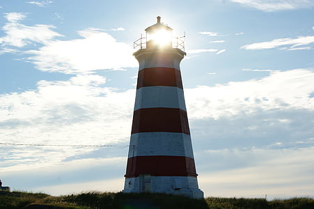 red and white lighthouse thumbnail