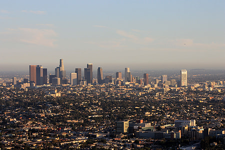 Skyline of Los Angeles, California during the day thumbnail