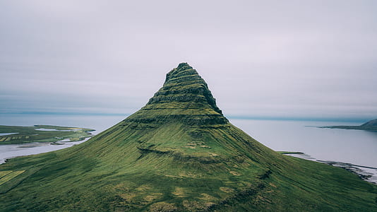 landscape photogaraphy of green mountain thumbnail