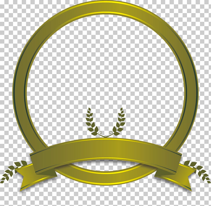 Decorative Ribbons Ring Round Shape And Banner Png Clipart Free