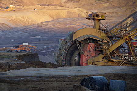 yellow, red, and black heavy duty equipment thumbnail