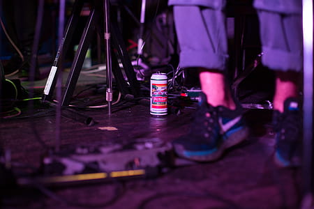 Selective Photo of a Can of Beer on The Floor thumbnail