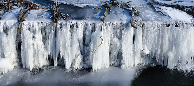 bird's eye view of ice glaciers thumbnail