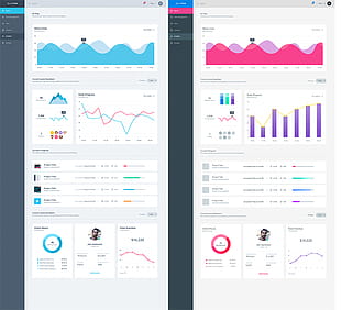 Analytics Dashboard UI KIT - Freebie psd file