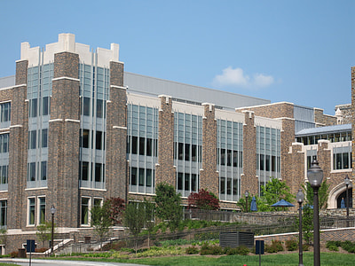 Back of Bostock Library at Duke University, North Carolina thumbnail