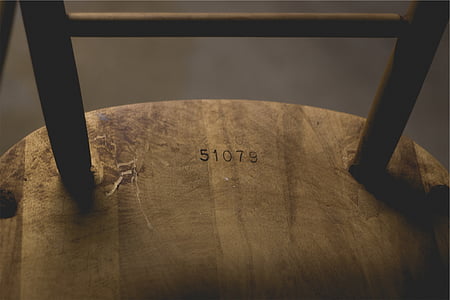 brown wooden tablet with number 51079 thumbnail