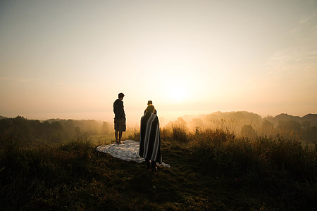 man standing on hill thumbnail