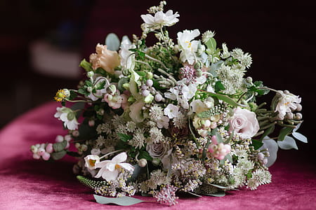 variety of flowers arrangement closeup photography thumbnail