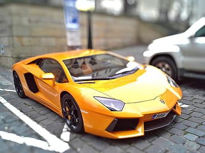 Yellow Sports Car during Day Time thumbnail