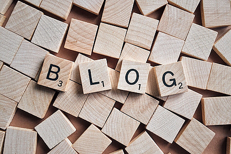 brown wooden BLOG scrabble block thumbnail