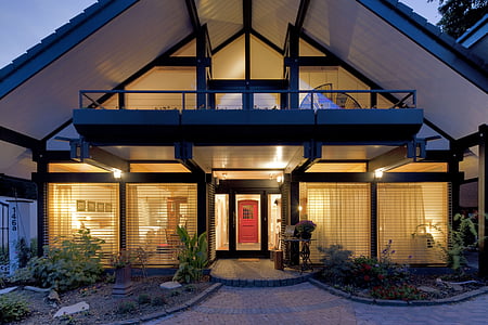 black 2-storey house thumbnail